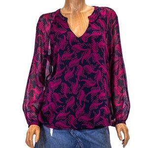 Diane Von Furstenberg Maiko Silk Blouse